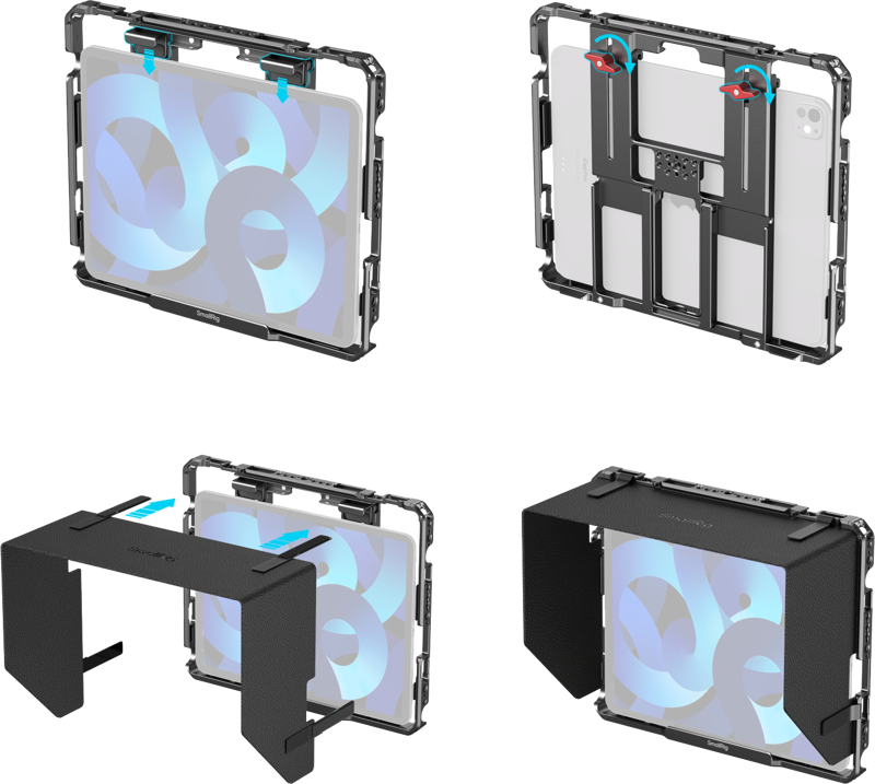 SMALLRIG 5059 Universal Tablet Cage for iPad