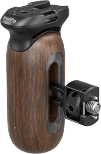 SMALLRIG 5238 Wooden Side Handle with 1/4"-20 & 3/8''-16 ARRI Locating Screws