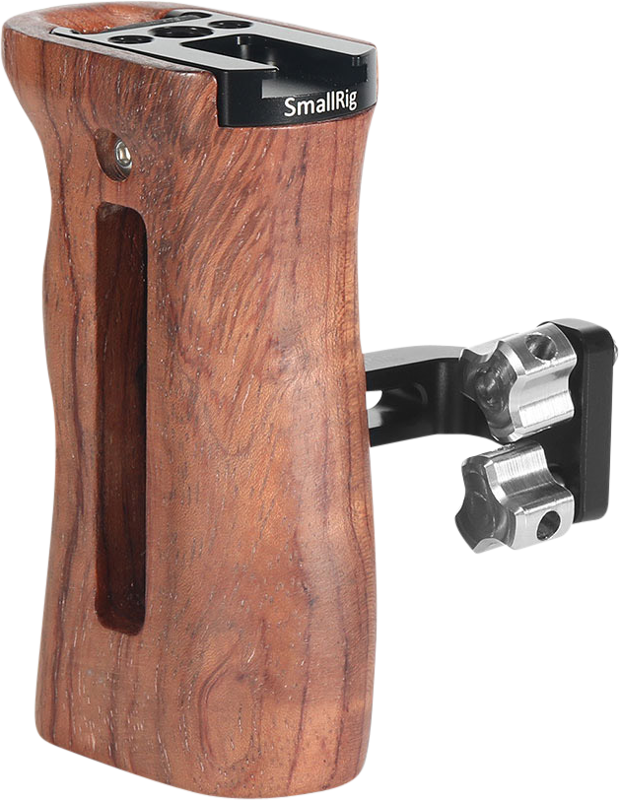 SMALLRIG 2093 Handle Wooden Universal Side