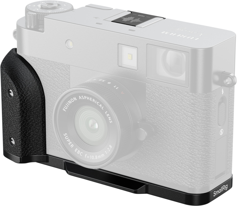 SMALLRIG 5332 L-Shaped Mount Plate with Silicone Handle for FUJIFILM X half Black