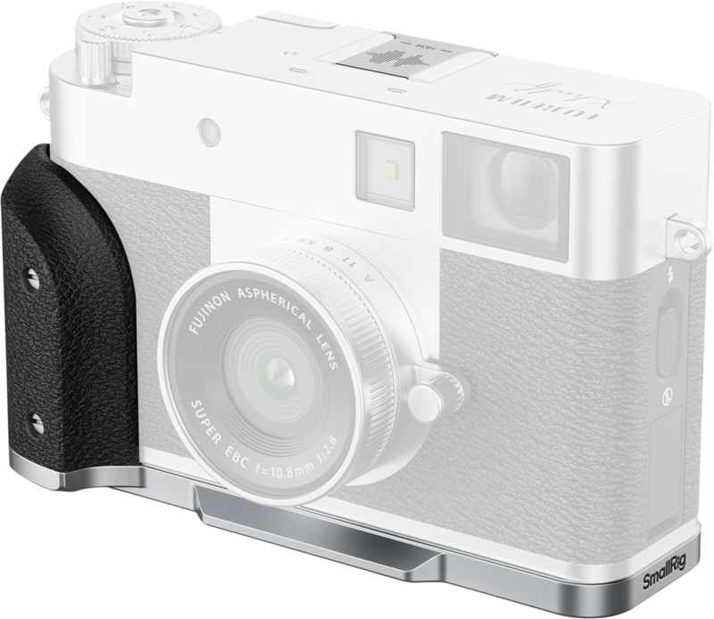 SMALLRIG 5216 L-Shaped Mount Plate with Silicone Handle for FUJIFILM X half Silver