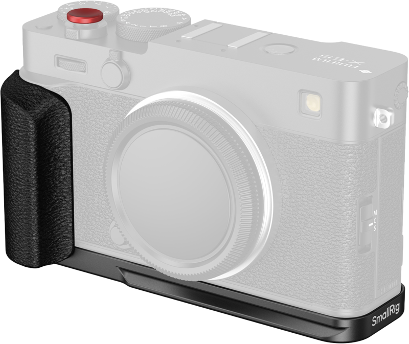 SMALLRIG 5448 L-Shaped Mount Plate with Silicone Handle for FUJIFILM X-E5 Black