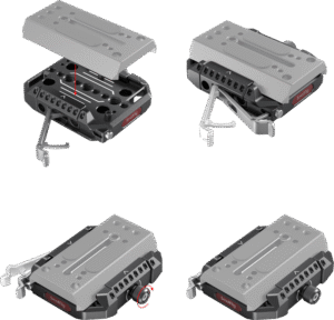 SMALLRIG 2887 Baseplate Manfrotto Drop-In