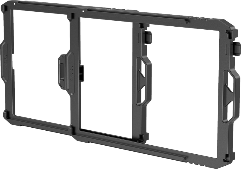 65" plug-in cinefilters of 4mm in thickness.