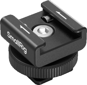 SMALLRIG 4822 Wireless Microphone Support with Cold Shoe Mount