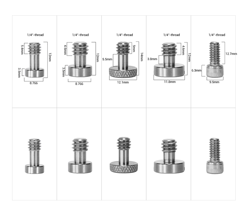 SMALLRIG 2326 Screw Set for Camera Accessories