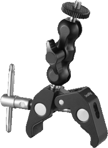 while clamps the accessories with diameter 15- 40mm