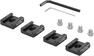 SMALLRIG 5033 Anti-Twist Cold Shoe Mount Support (4pcs)
