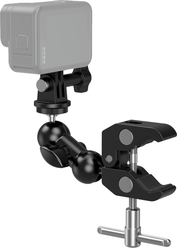 a crab-shaped clamp