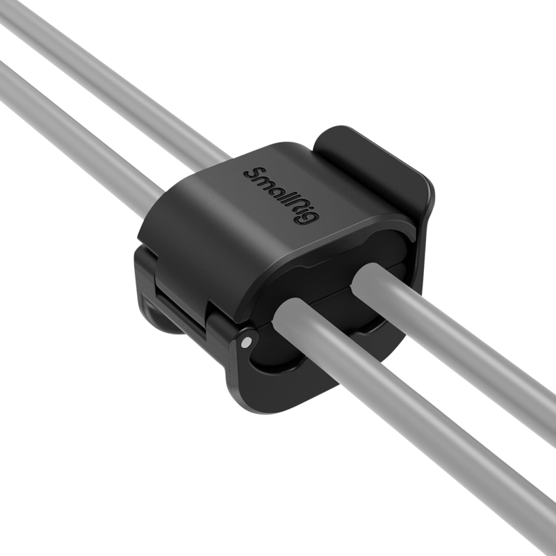 facilitates camera movement and avoids cable obstruction and unintended touch