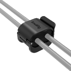 facilitates camera movement and avoids cable obstruction and unintended touch