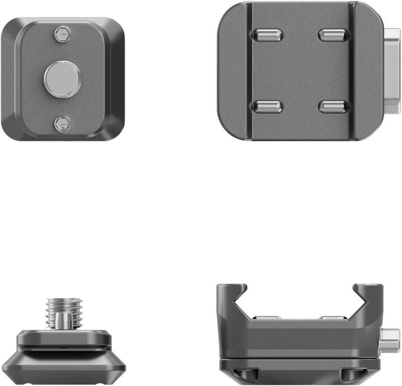 making the kit stable and anti-deflection. Consists of a top quick-release plate and a base. The precise measurements ensure the perfect fit and stability and prevent accidental falling off. The mount plate kit can hold up to 5kg
