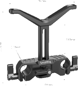 SMALLRIG 2681 Universal Lens Support 15mm LWS