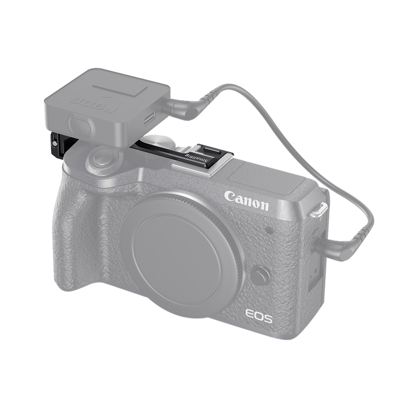 SMALLRIG 2627 Vlogging Cold Shoe Relocation Plate for EOS M6 MKII