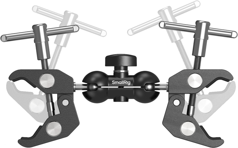 SMALLRIG 5331 Double Head Crab-Shaped Clamp