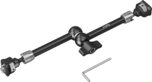 allowing for the attachment to crab-shaped clamps for mounting monitors