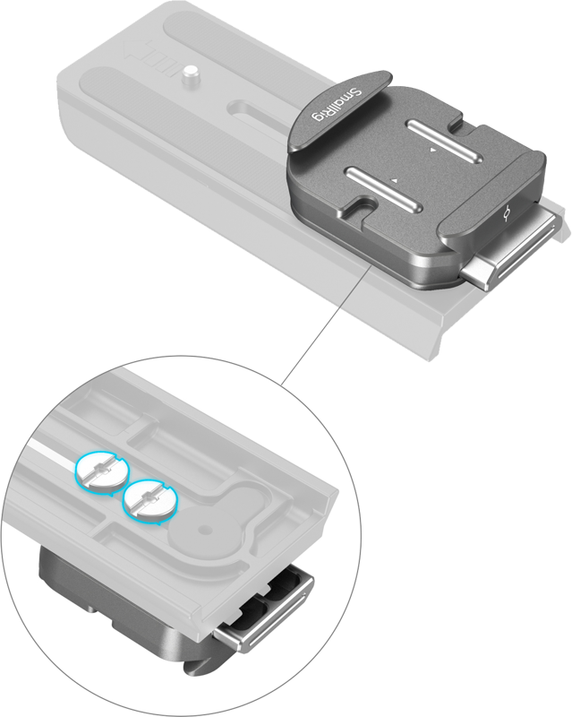 SMALLRIG 4486 HawkLock H38 Arca-Swiss Quick Release Mount Plate