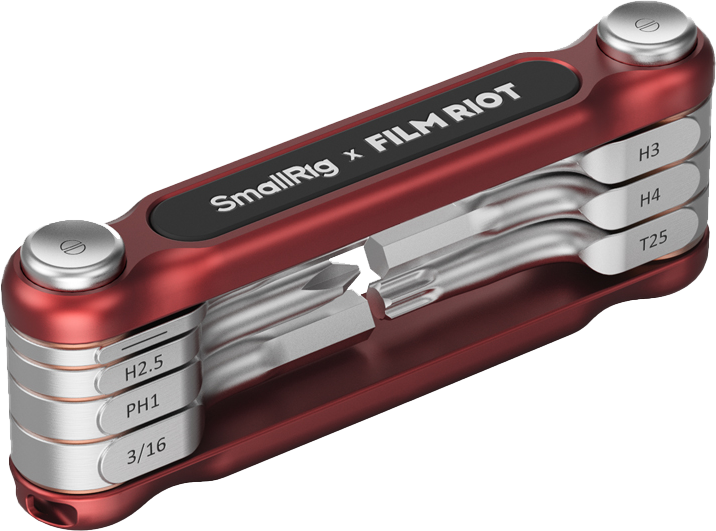 Designed specifically for photo and video creators. The 7-in-1 set features a folding design that ensures portability and convenience