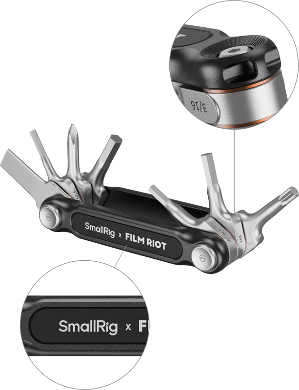 covering common wrench sizes in the photo and video industry.