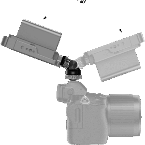 SMALLRIG 2346 Swivel & Tilt Mount w/ Cold Shoe
