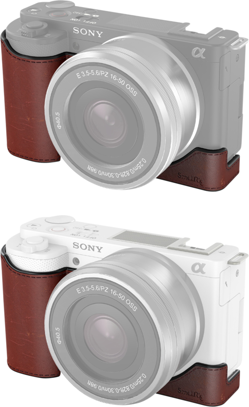 SMALLRIG 3527 Lether Half Case For Sony ZV-E10