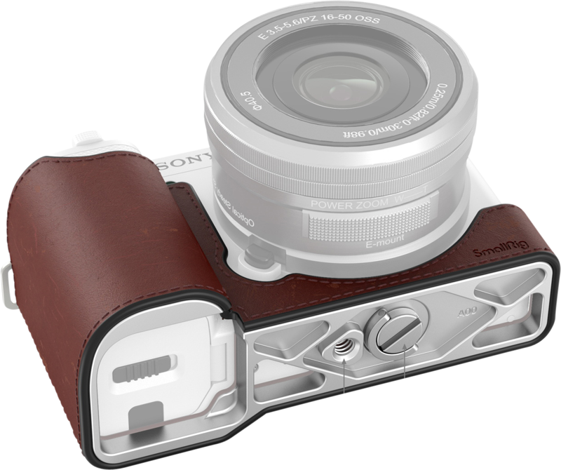 SMALLRIG 3527 Lether Half Case For Sony ZV-E10