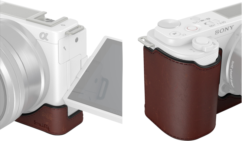 SMALLRIG 3527 Lether Half Case For Sony ZV-E10