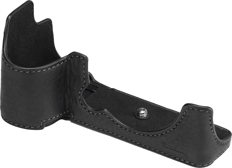which is wear-resistant and breathable and offers a retro feeling to the camera setup.