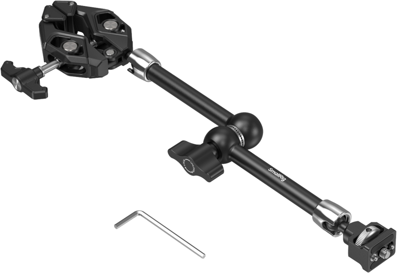 equipped with a knurled thumbscrew for easy manual fastening