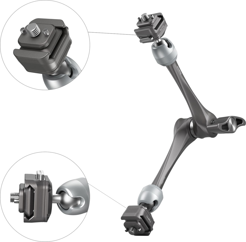 SMALLRIG 4489 HawkLock H21 Quick Release Rosette Magic Arm (11")