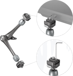 SMALLRIG 4489 HawkLock H21 Quick Release Rosette Magic Arm (11")