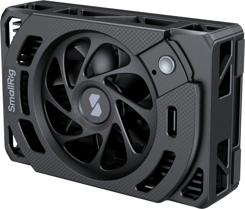 Designed to cool down Sony mirrorless cameras and enhance the recording duration of high specification videos. The cooling fan utilizes a high speed fan with a TEC cooling module to quickly cool the camera and effectively alleviate overheating problems.