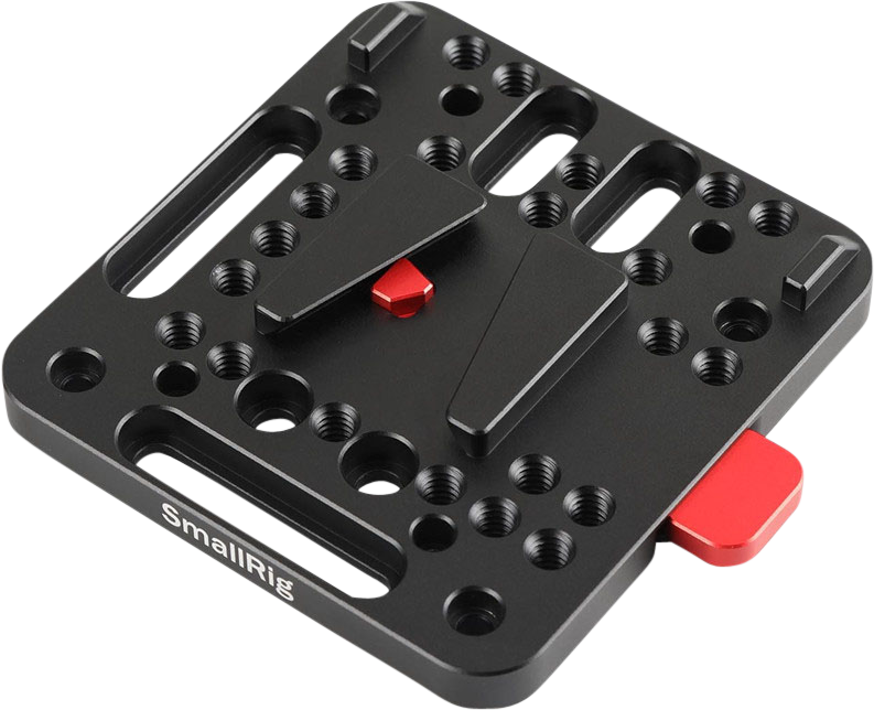 A quick release set based on the standard V-Lock. It comes with a Female V-Dock and a Male V-Lock