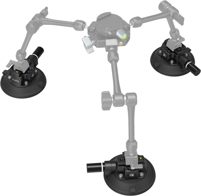 SMALLRIG 4122 Suction Cup 4" with camera mount