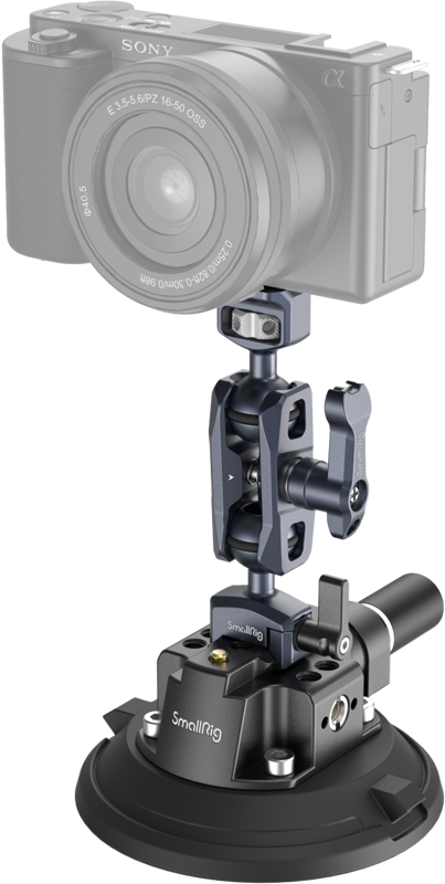SMALLRIG 4236 4" Suction Cup Camera Mounting Support Kit for Vehicle Shooting