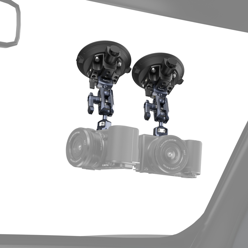 SMALLRIG 4236 4" Suction Cup Camera Mounting Support Kit for Vehicle Shooting