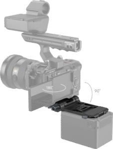 all-in-one mounting solution for V-mount batteries. The kit includes a V-mount battery plate