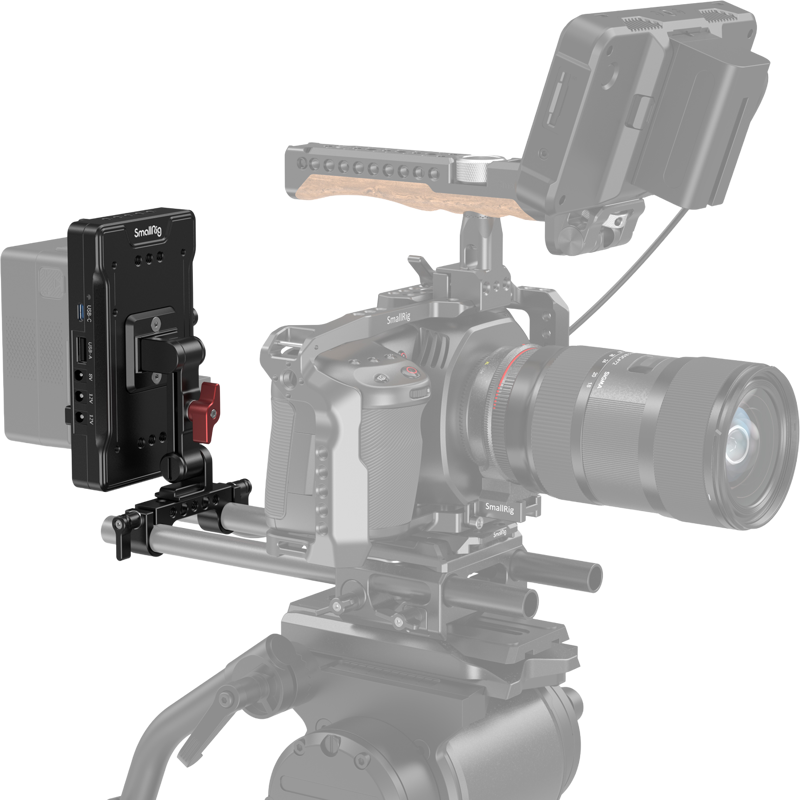 SMALLRIG 3204 Advanced V-Mount Battery Mount Plate with Adjustable Arm