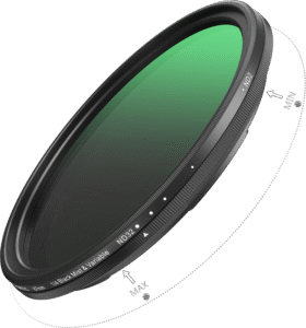 SMALLRIG 5170 Attachable 67mm VND Filter ND2-ND32 (1-5 Stop) & 1/4 Effect Black Mist Filter