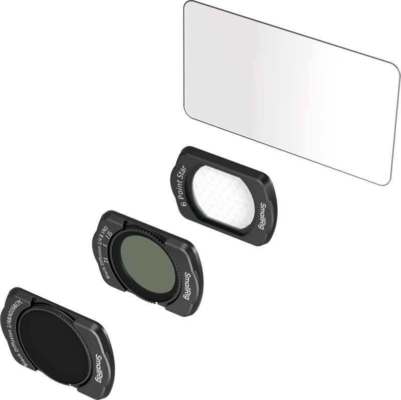 one 1/4 black diffusion &amp VND filter