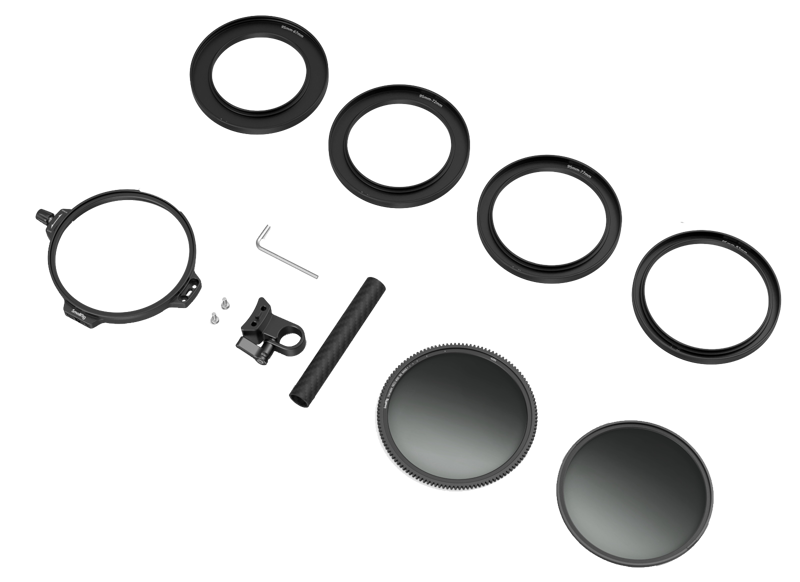 SMALLRIG 3864 Filter Kit CPL/VND 95mm with Rod Clamp
