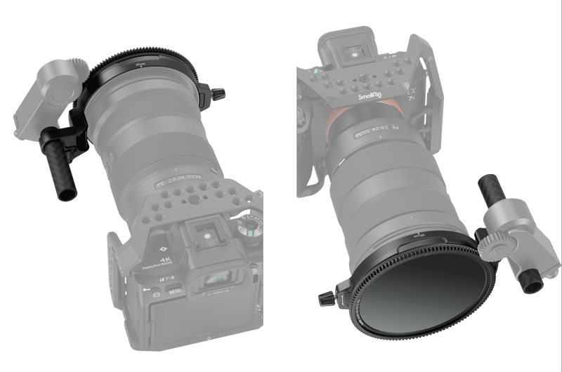 SMALLRIG 3864 Filter Kit CPL/VND 95mm with Rod Clamp