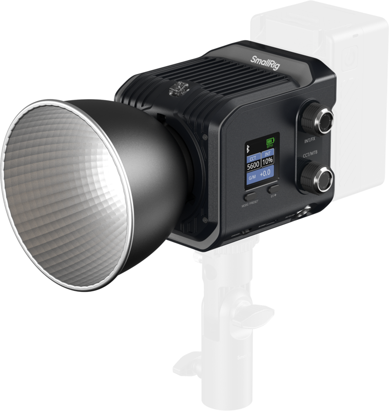 the palm-sized RC 100C is only one-third the size of traditional COB LED lights
