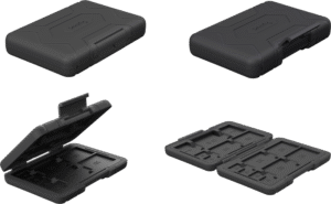 1 CFexpress Type B card (or XQD card) at the same time.