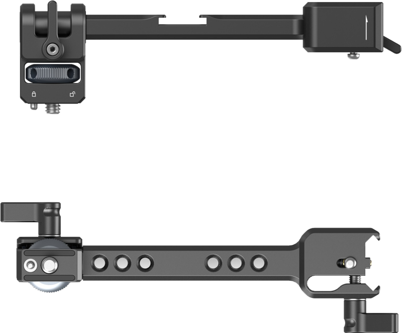 this mount is compatible with DJI RS series stabilizers equipped with a NATO rail.