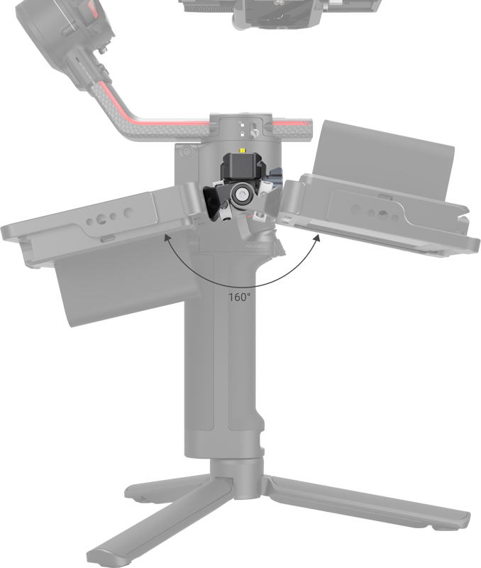 SMALLRIG 2386 Adjustable Monitor Mount for Select DJI & Zhiyun Handheld Gimbals