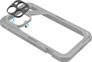 SMALLRIG 4394 17mm threaded Lens Back Mount Plate for iPhone 15 Pro & Pro Max