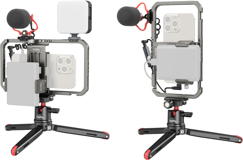 a metal tabletop tripod