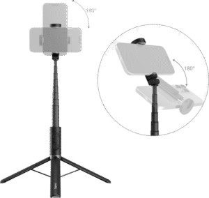 ensuring exceptional stability on any surface for professional-quality content creation.