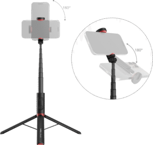 ensuring exceptional stability on any surface for professional-quality content creation.